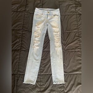 AE skinny jeans size 0 regular
